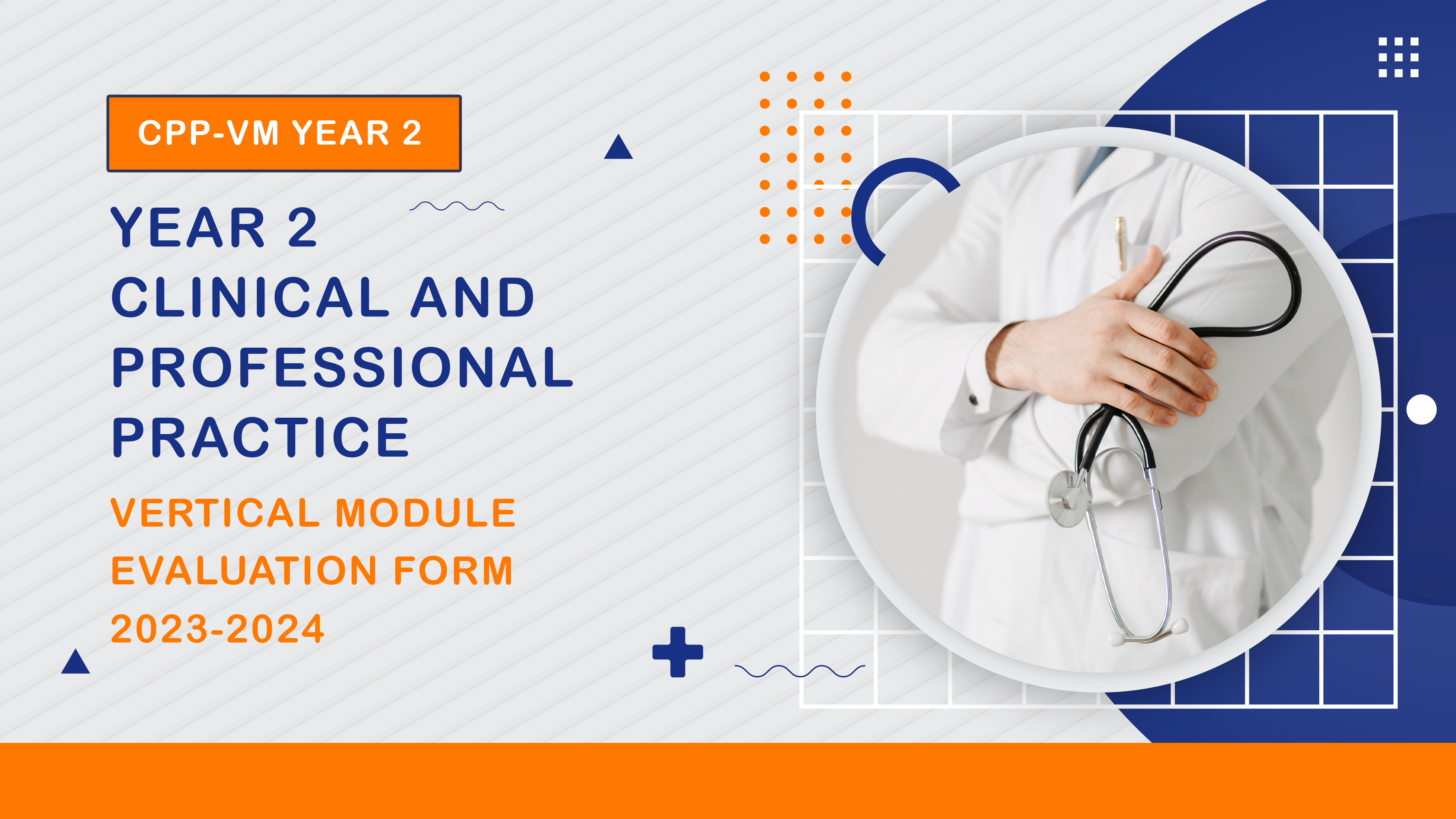 Year 2 Clinical and Professional Practice - Vertical Module Evaluation Form 2022-2023 (UCL65)