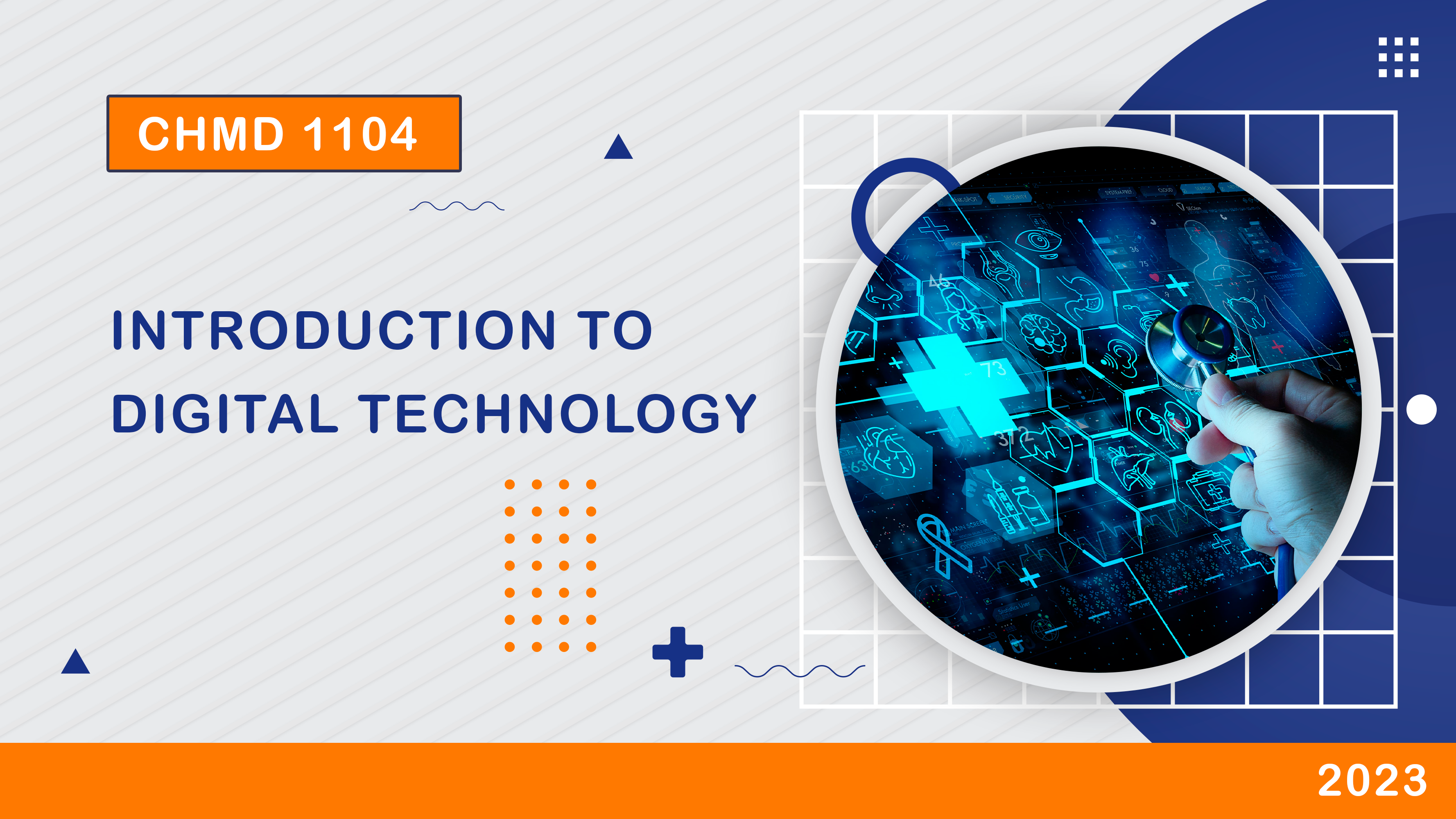 CHMD 1104 Introduction to Digital Technology (1/2023)