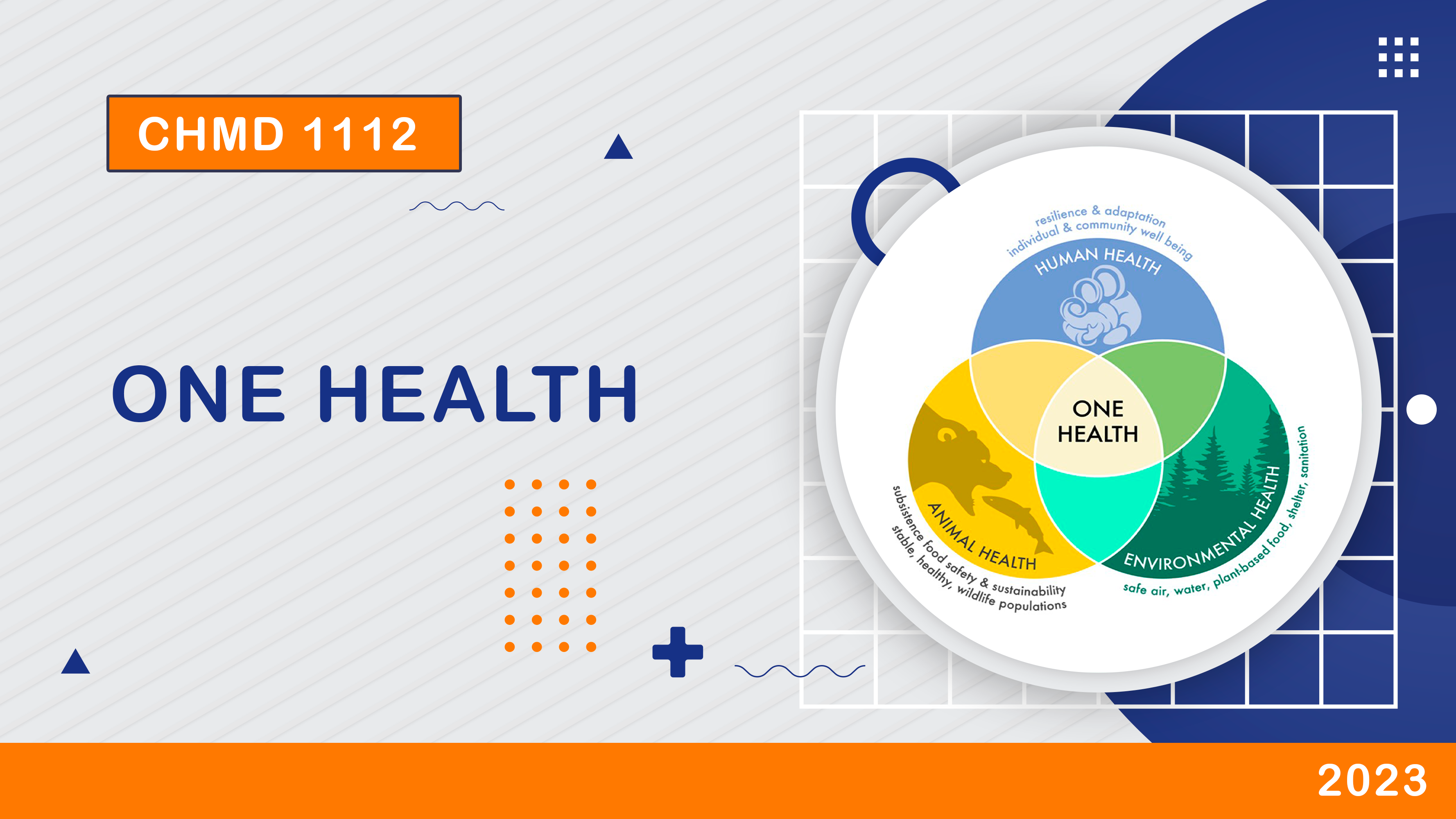 CHMD 1112 One Health (2/2023)