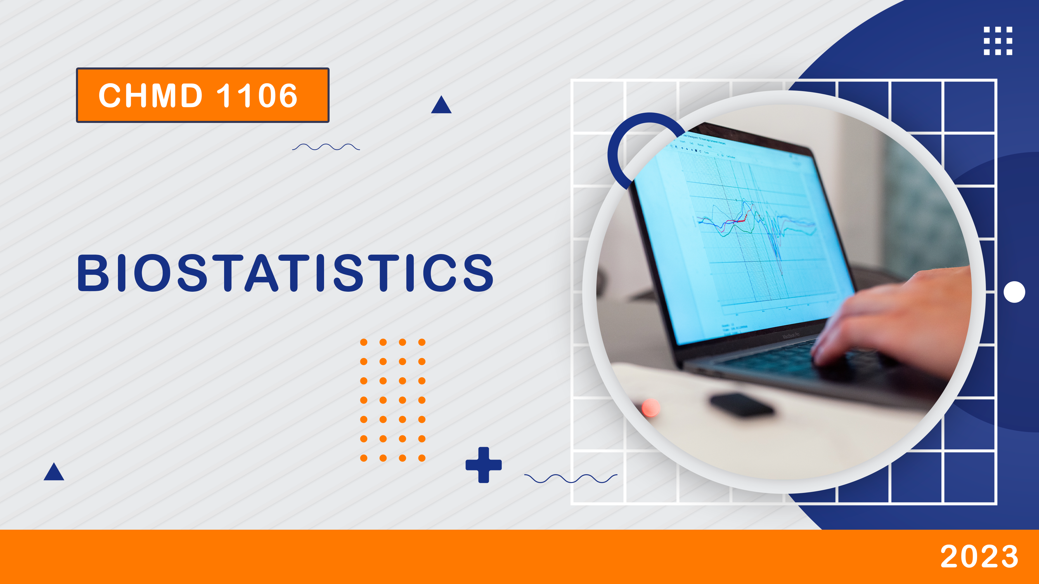 CHMD 1106 Biostatistics (2/2023)