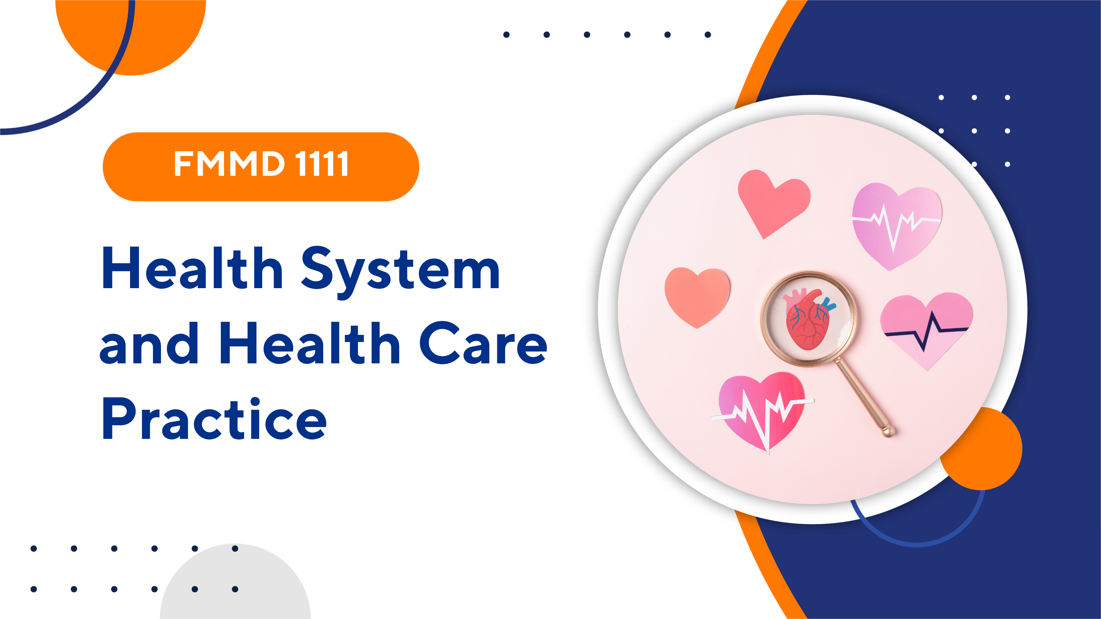 FMMD 1111 Health System and Health Care Practice (1/2025)