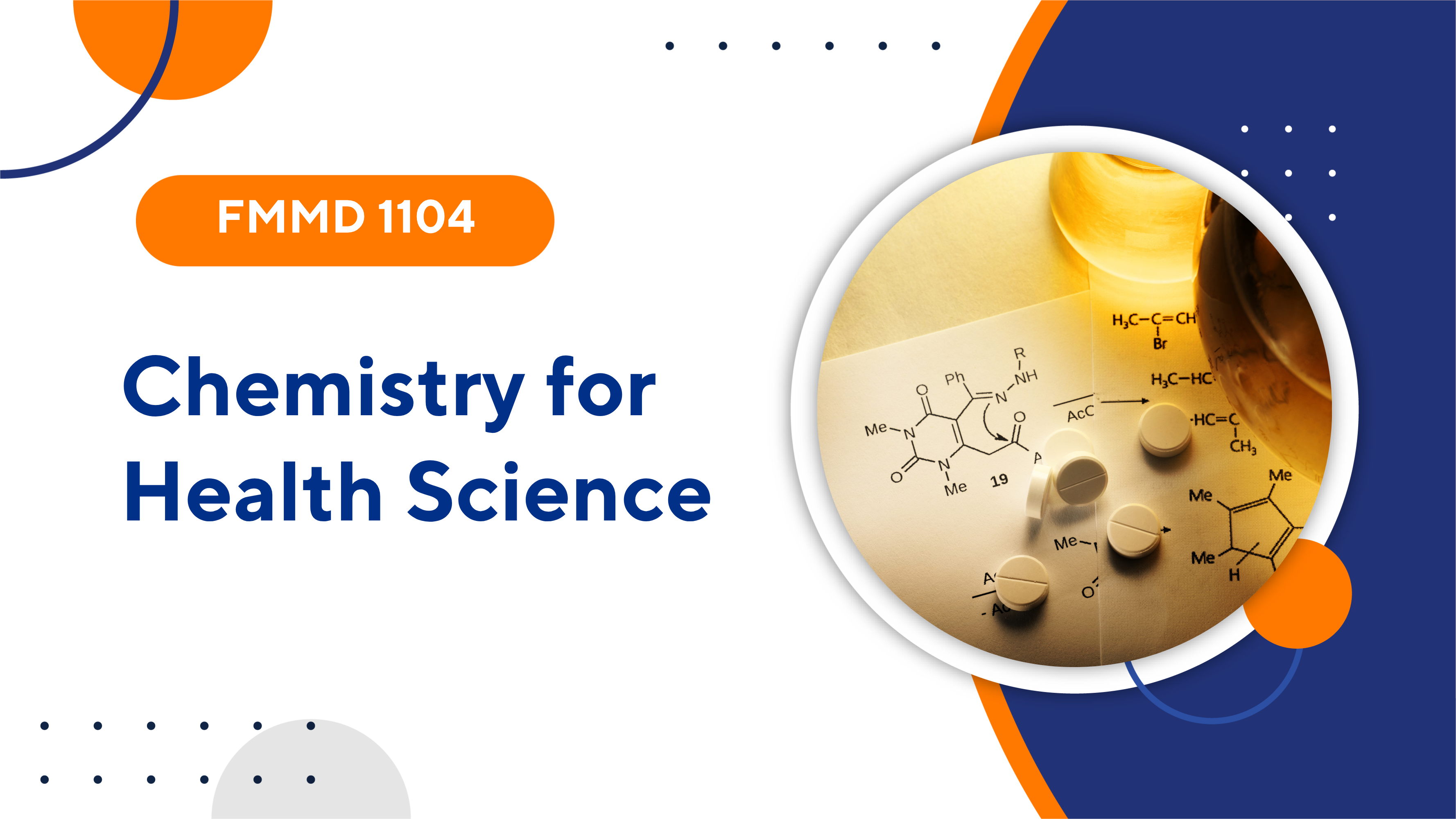 FMMD 1104 Chemistry for Health Science (1/2025)