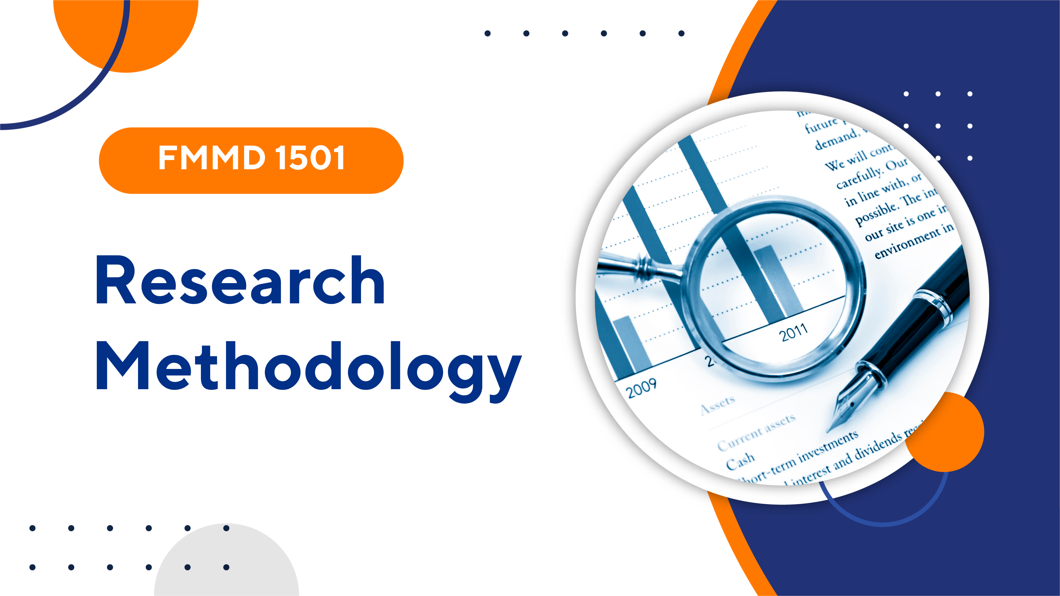 FMMD 1501 Research Methodology (1/2026)