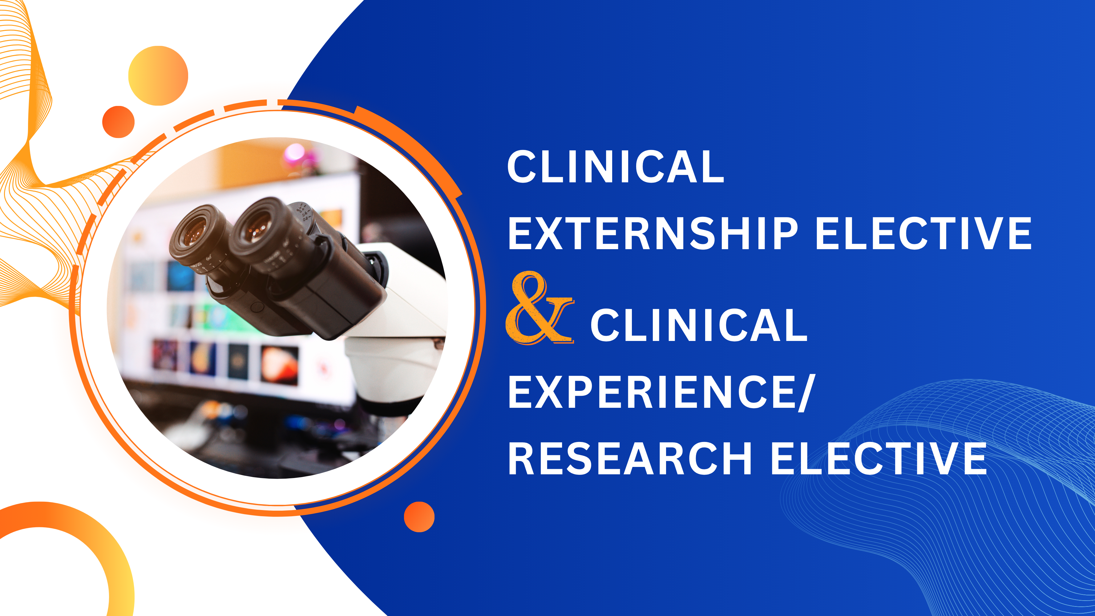 Clinical Externship Elective & Clinical Experience/Research Elective